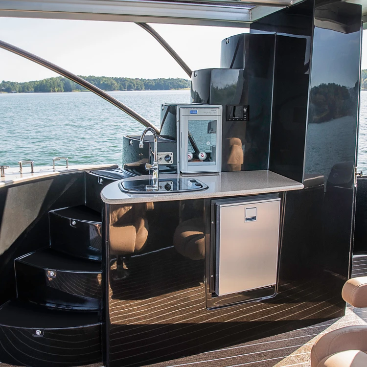 Luxury Aluminum Electric Boat Floating Fishing Pontoon Boat Engine Houseboat Water Taxi