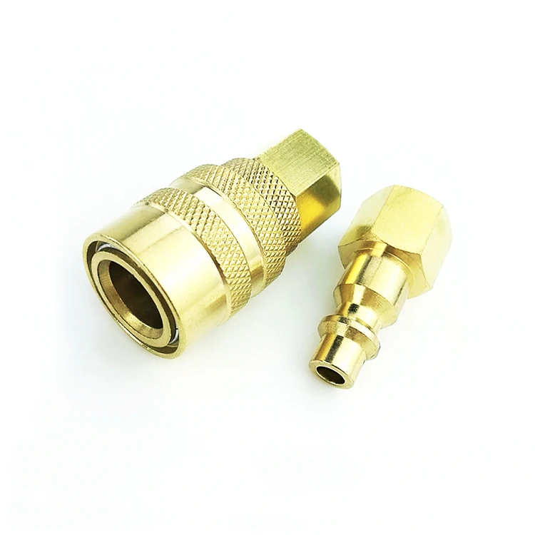 
Hot sale USA American type M02-SF-02B Milton style brass air hose quick release connector coupler pneumatic quick coupling 