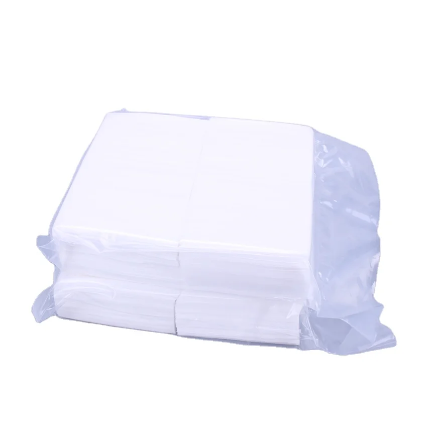 Industrial Customized cellulose polyester Disposable flat sheet cleanroom wiper paper For Cleaning Dust Oil Grease
