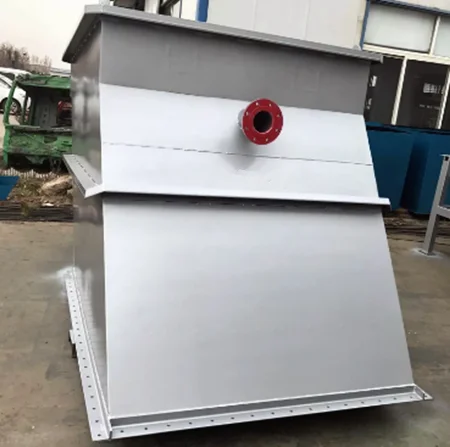 Small Lamella Sedimentation Plate Tank Clarifier With Frp Spirulina Washer Wastewater For Sewage Treatment