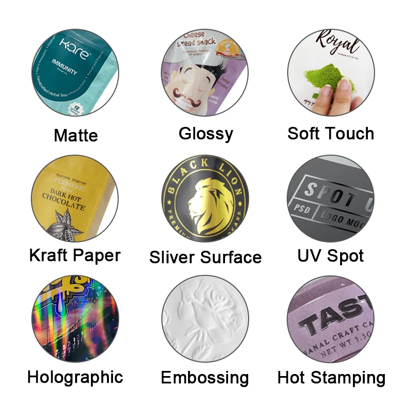 Custom Printed Matte Small Resealable Ziplock Edible Candy Cookie Smell Proof Stand up Pouch 3.5g Plastic Packaging Mylar Bag