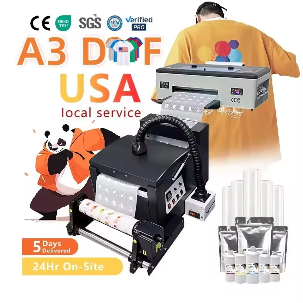 Uv Printer Upgraded High Speed Inkjet Digital Uv Dtf Printer Printing Machine For Personal Phone Case Custom A3 Size 30cm Rip