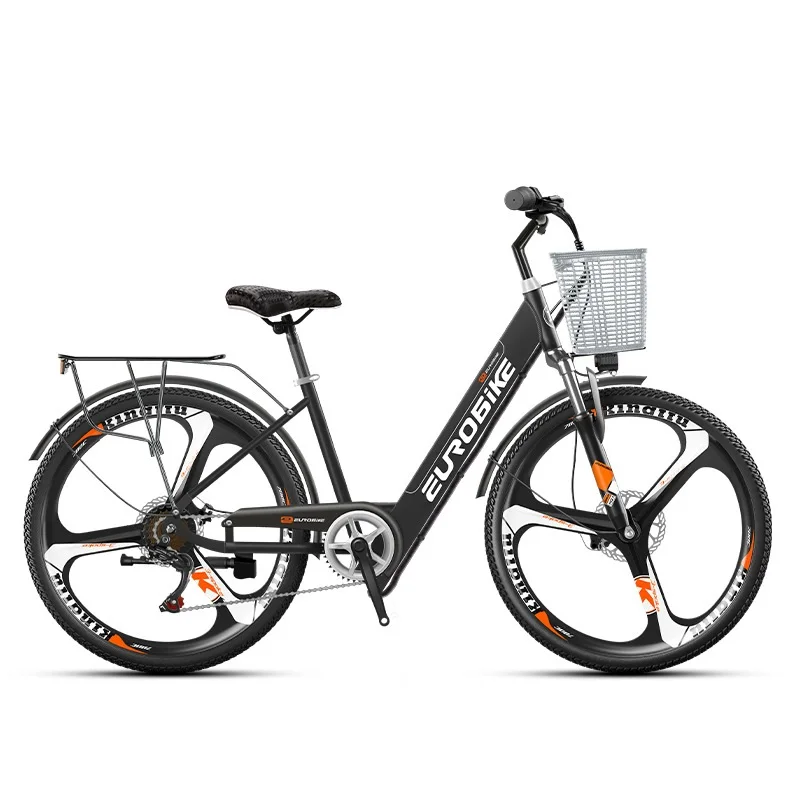 Lithium Battery with Hidden Battery Inside Lady Mountain Ebike 26 Inch 36V Electronic Steel Rear Hub Motor Electronic Bicycle