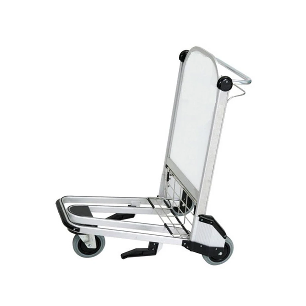 250kgs Load Capacity Aluminium Alloy Airport Luggage Cart Trolley