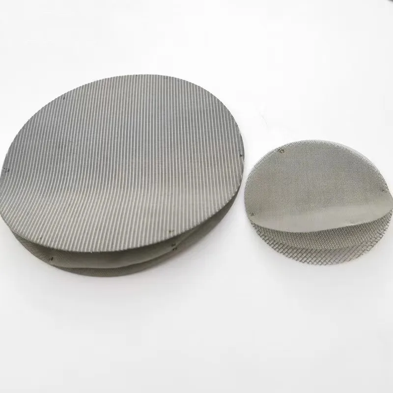 Stainless Steel Liquid Filter Disk Sintered Disc Micron Replacement Mesh Puck Screen for Coffee