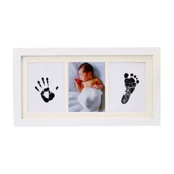 AZY Customized Gift inkpad Baby Handprint and Footprint Photo Frame kit