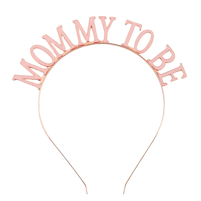 Mother-to-be Headband Crown Maternity Tiara Hair Accessory Lady Party Mom Gift
