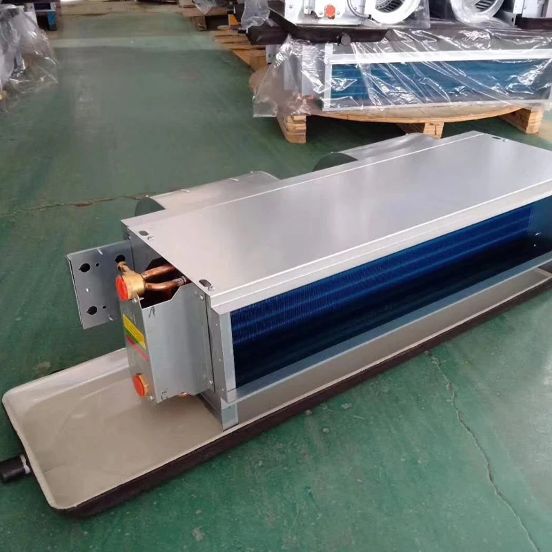 ducted fan coil unit central split air conditioner 48000btu 60000btu 380v cool and heat