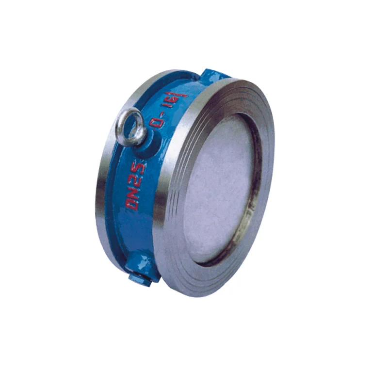 API CE Factory Hot Sale Steel Iron Rubber Seat Butterfly type Dual Plate Wafer Check Valve