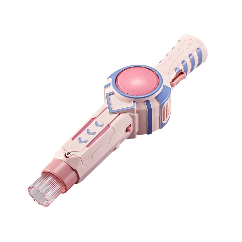 Interesting Two Colors Spray Bubble Stick toy with Light, music and other accessories as a funny Friend for Kids