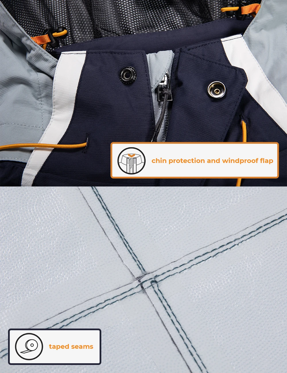 Man Rain Jacket For Outdoor sportswear And Leisure