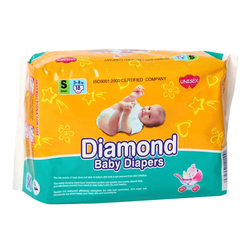 Cheap Disposable Super Absorbency  Absorption Soft Breathable Good Baby Velvet Disposable Diaper Honest
