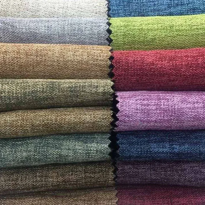 Factory Supply Stock Lot Free Sample Plain Dyed 100% Printing 150cm Pure Linen  Fabric Wholesales