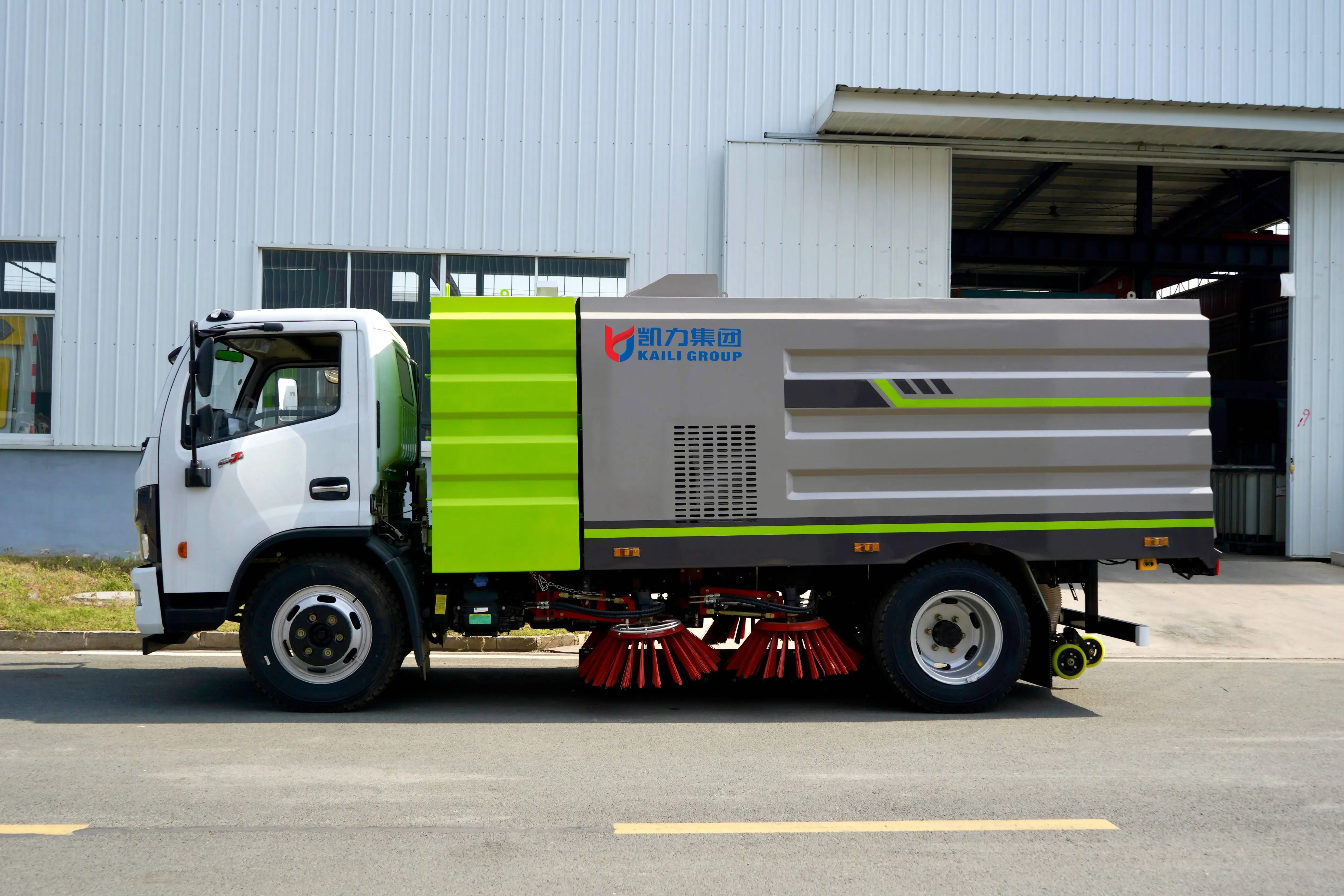 Dongfeng 4x2 7 5 CBM большая дорожная уборочная машина 220 л.с.