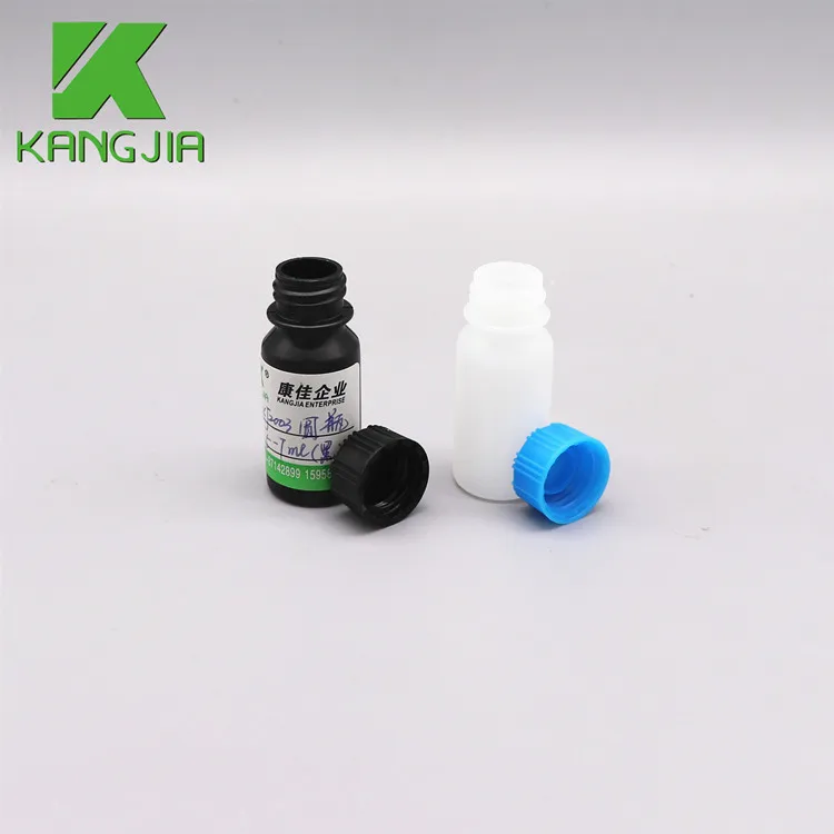 High quality Plastic Reagent Bottle 5-7 ML Round Bottle HDPE Small Capacity IVD Factory Direct Supply Chemical Vials Lab Grade