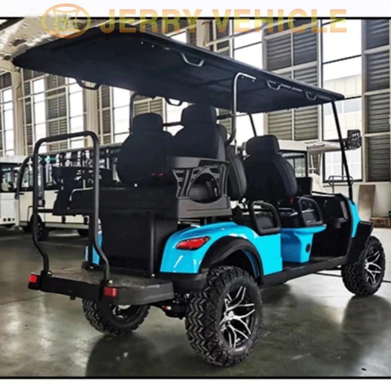 2024 Hot Selling  48V Customized 4 Seater Side by Side 4*4 UTV Electric Golf Buggy Cart with Legal Lithium Battery