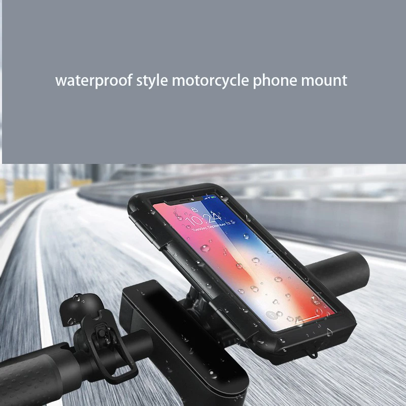 360 Degree Magnetic Portable Easy Install Waterproof Phone Mount Stand Case Bike Phone Holder For Bike Motorcycle Scooter