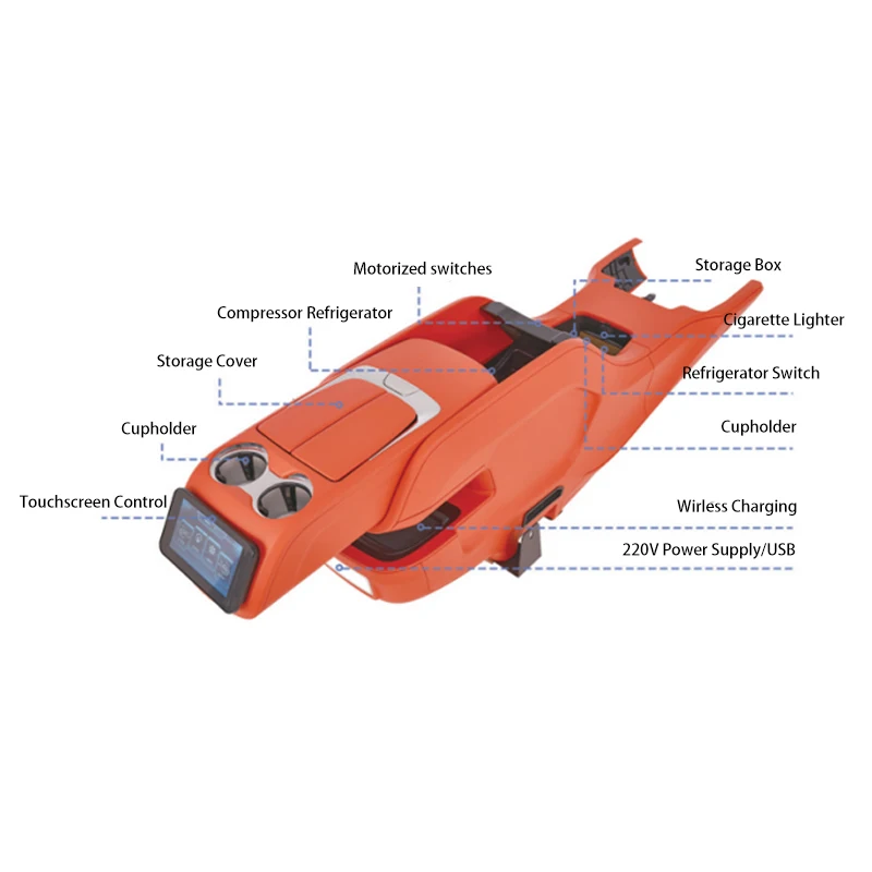 VIP Car Box Single Multi-functional With Large Storage Space Benz vito armrest box for vito v class W447 MPV