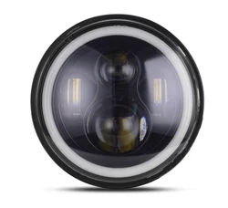 Professional Custom Waterproof 45W Round Led Universal Motorcycle Dirt Bike Headlight