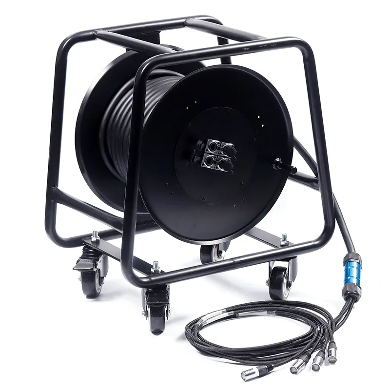 Oem 50 80 Meter 4 Channel Cat6 Rugged Shielded Tactical Cat6 Lan Network Cable For Rj45 Mount Profesional Cat6 Snake Cable