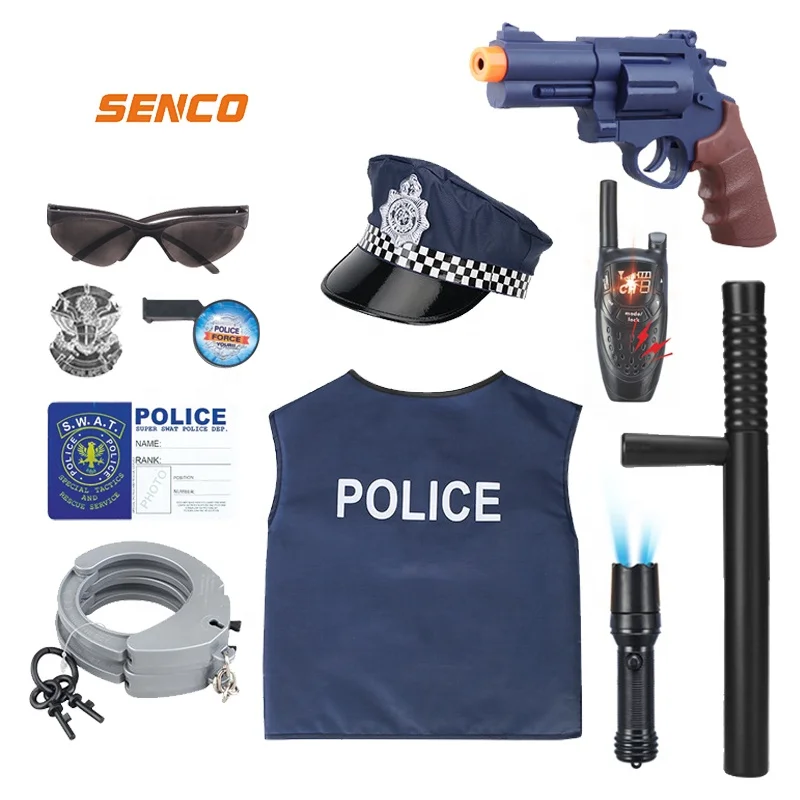 Children Cosplay Halloween Carnival Party Carnival Party Costume Carnival Police Dress Up Toy