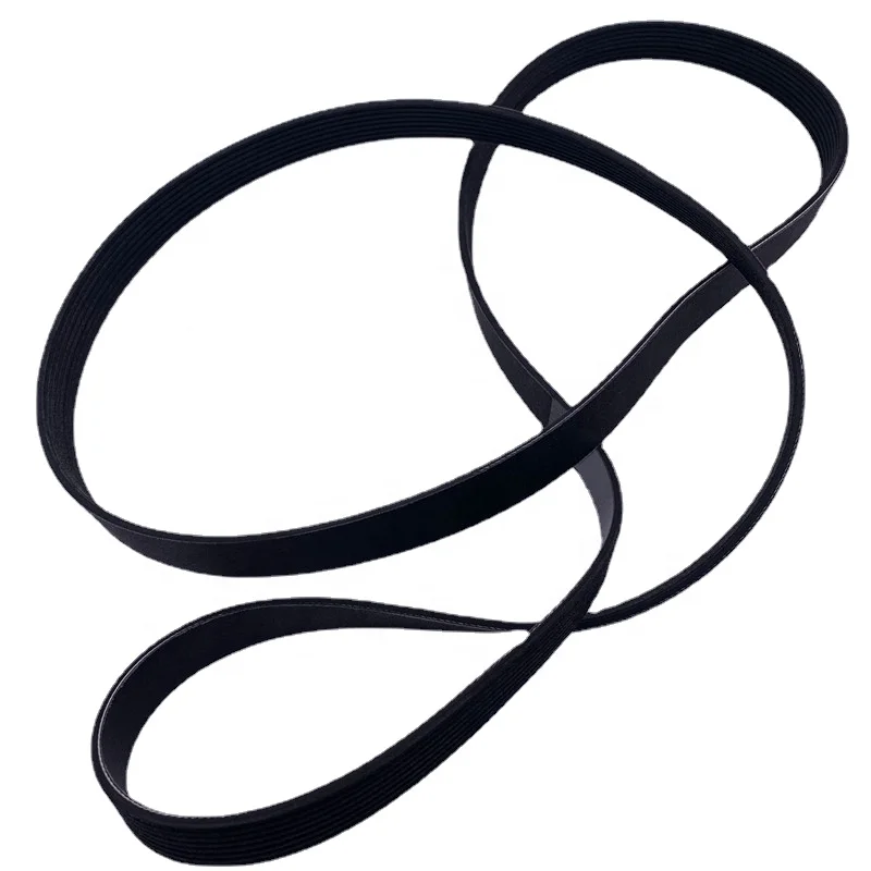 90916-02680 90916-02759 8PK2410 Rubber PK Poly V Ribbed Transmission Belt Car Engine Fan Belt for Land Cruiser URJ20# 1UR