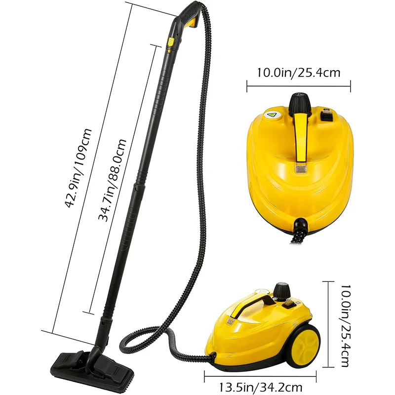 2024 Multipurpose Powerful Steamer Portable Handheld Steam Mop with Tank Natural Cleaning For Home Floor Grout Tile Carpet Car