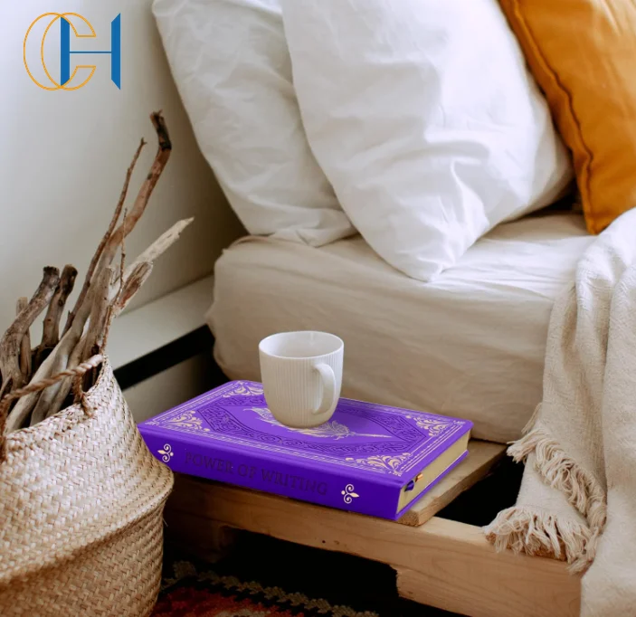 C&H Custom Vintage Leather Journal for Women Gold Edge Paper Notebook Hardcover Notebook College Ruled Journals for writing