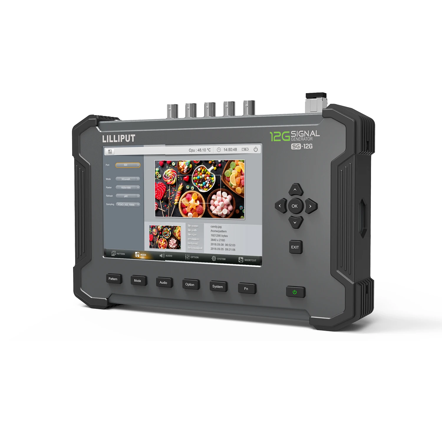 Lilliput SG-12G 4K-SDI форматов одиночный/двойной/четырехканальный поддерживаемый генератор сигналов видео