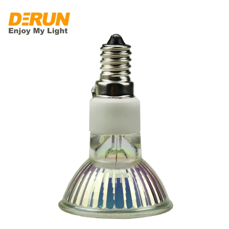 Popular 110-130V 220-240V 35W 40W 50W 65W 75W Dimmable Halogen Bulb with Aluminum Base High Lumen and Efficiency Lamp , HAL-JDR