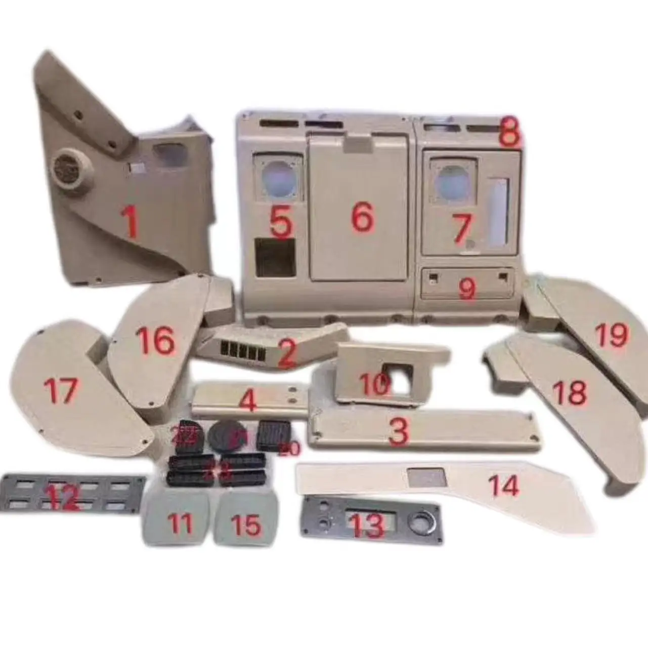 High quality Daewoo 5-7 excavator complete vehicle accessories Excavator interior decoration Construction site decorative
