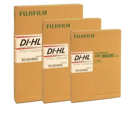  14*17 дюймов FujiFilm медицинская рентгеновская сухой пленки DI-HL Синий