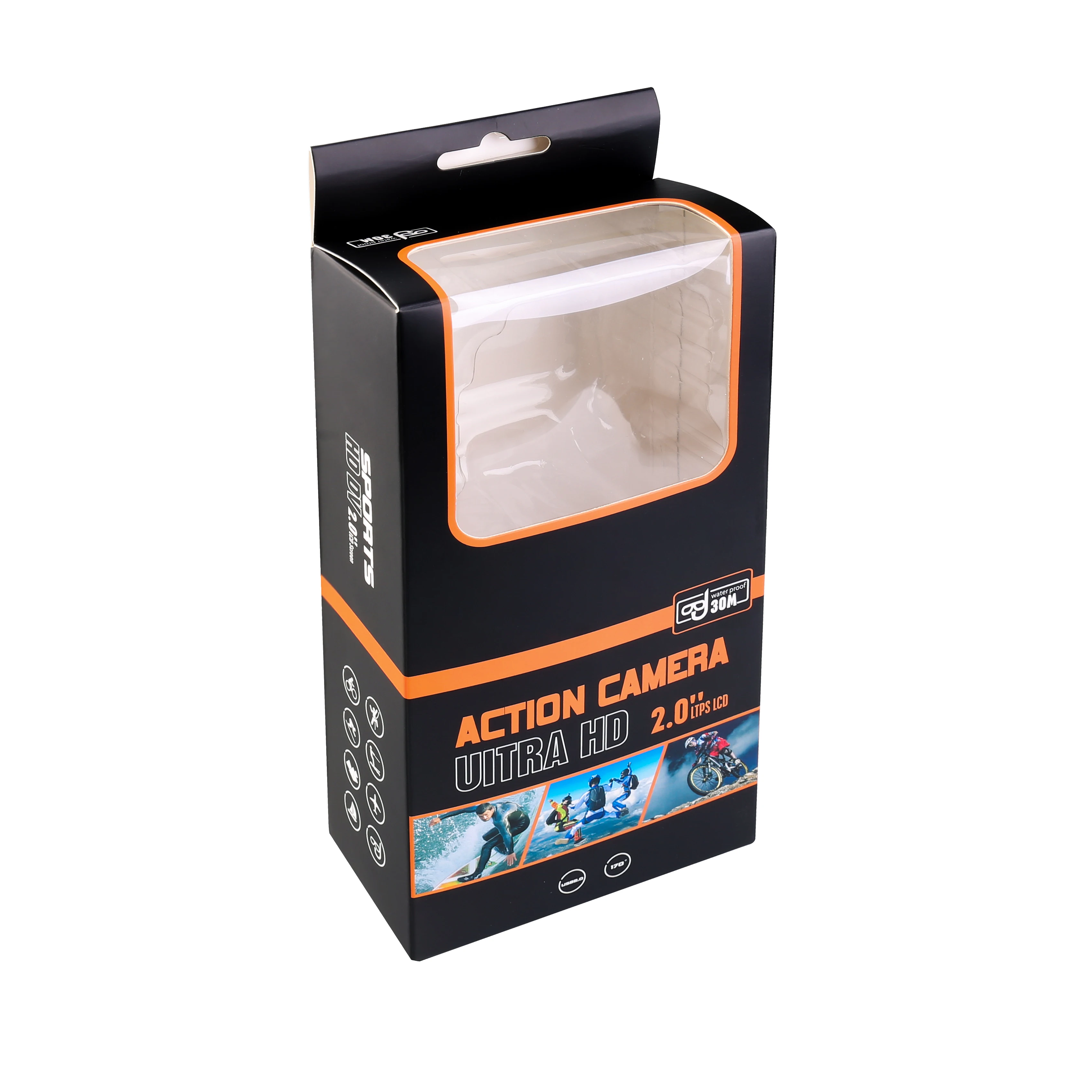 Action Camera  HD 4K 30fps 1080P 60fps WiFi 2 Inch 170D Underwater Waterproof Helmet Video Recording Sport Cam