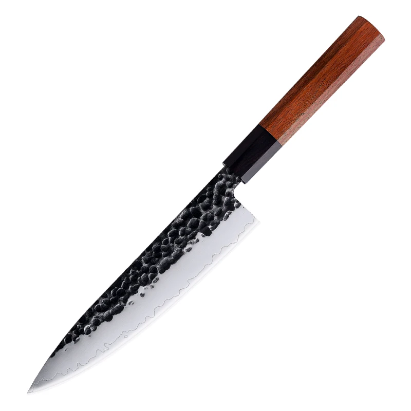 Konoll 8 inch Gyuto knife with wood handle high quality kitchen knife with ebony handle Japanese Chef Knife