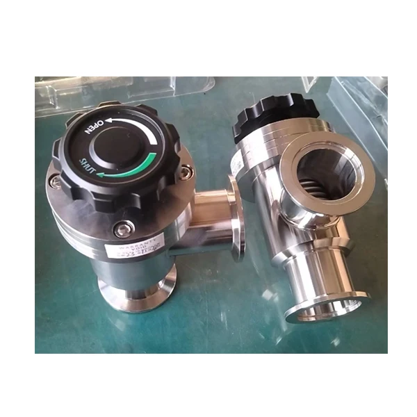 KF40 Stainless Steel Bellows-sealed Poppet Valve Vacuum Angle Valve