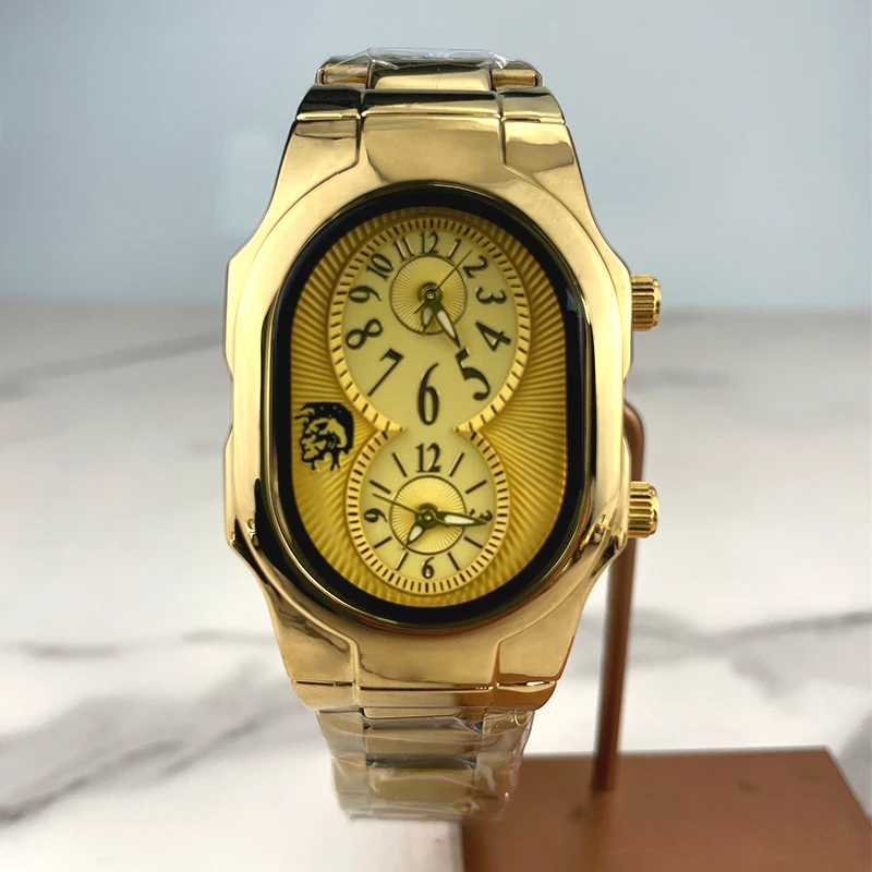 Manufacturer Factory Custom Men Quartz Watch Waterproof Stainless Steel Gold Hand Watches For Men