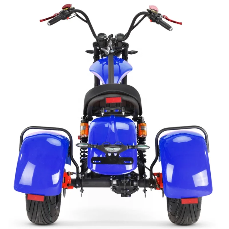 Трехколесный мотоцикл YICHEN, 2000 Вт, 60 в, литиевая аккумуляторная батарея, мотоцикл среднего привода, Электрический трехколесный мотоцикл