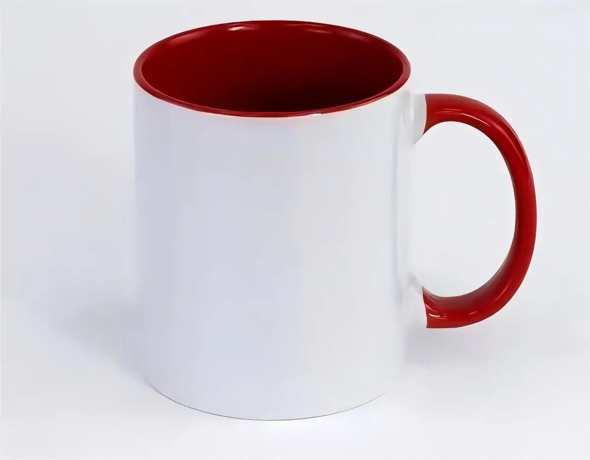 11oz Products for Sublimation Blanks Coated Inner and Handle Color Cups Mugs for Sublimation