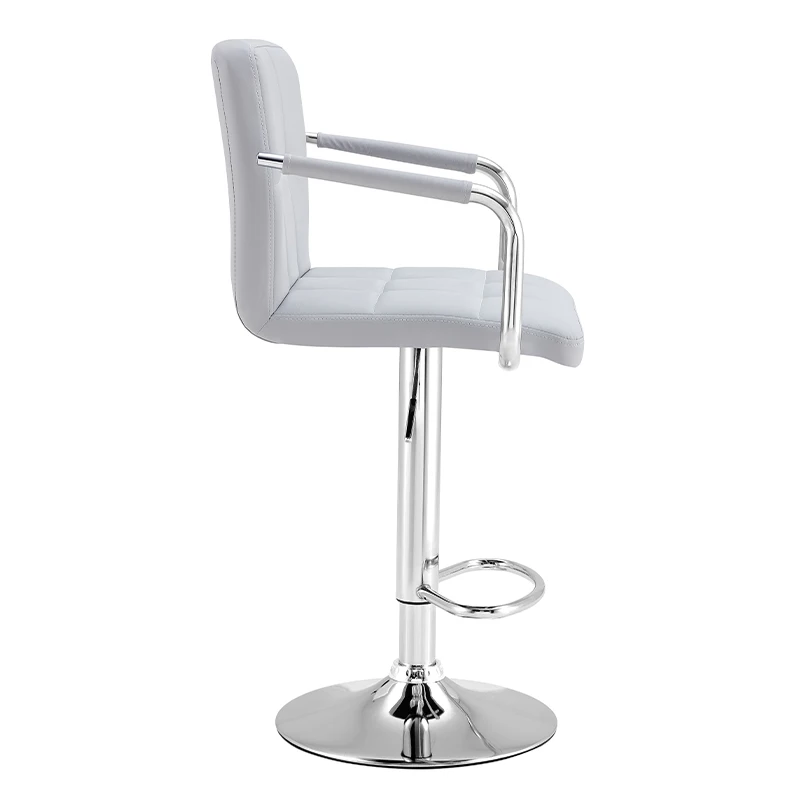 Simple Fashion Swivel Lift High Stool Bar Chair With Armrests