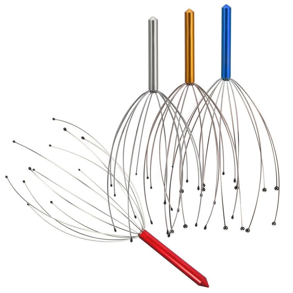 Уникальные массажеры для массажа кожи головы с магнитными бусинами для глубокой релаксации и снятия стресса