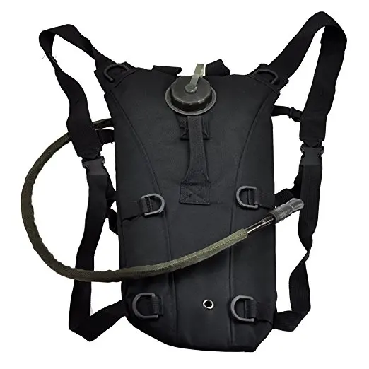 Бесплатный образец черный армии 3l гидратации воды рюкзак