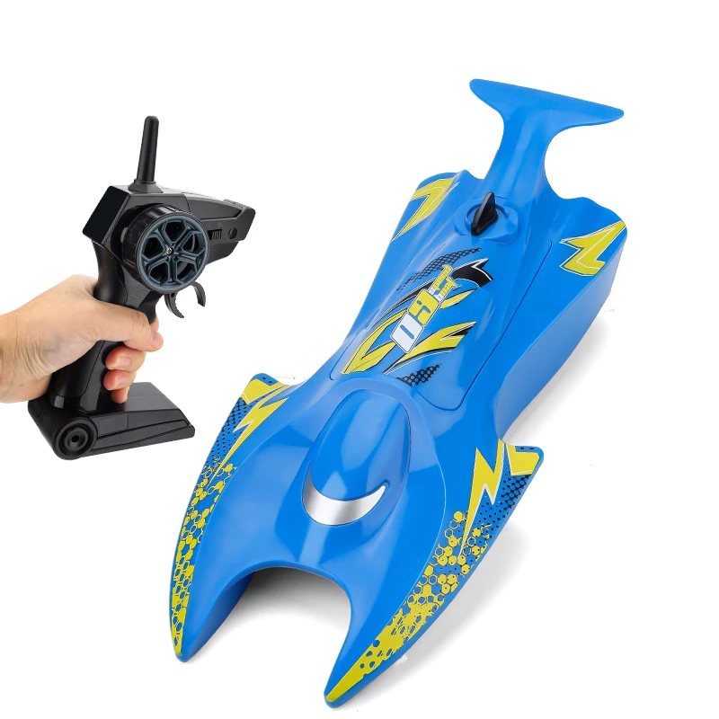 BGL RC Boat Toy 2.4Hz Remote Control Speed Boat Dual Motors Self-Righting Racing Boat Speed RC Ship Speedboat Toys
