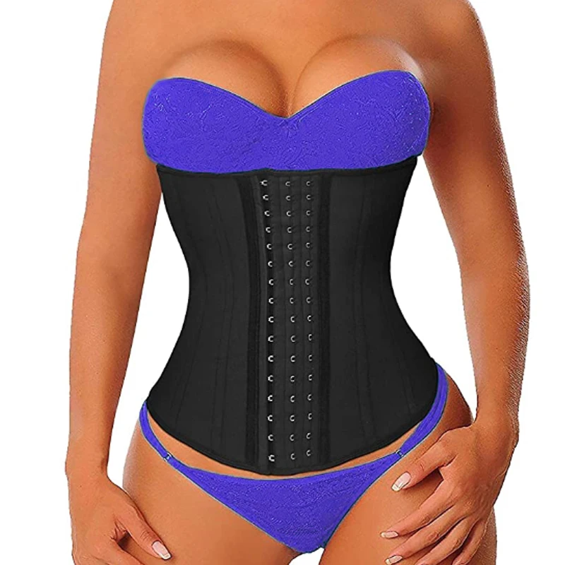 25 стальных косточек, латексные корсеты для талии, женские корсеты, корсет для талии, спортивный корсет для похудения