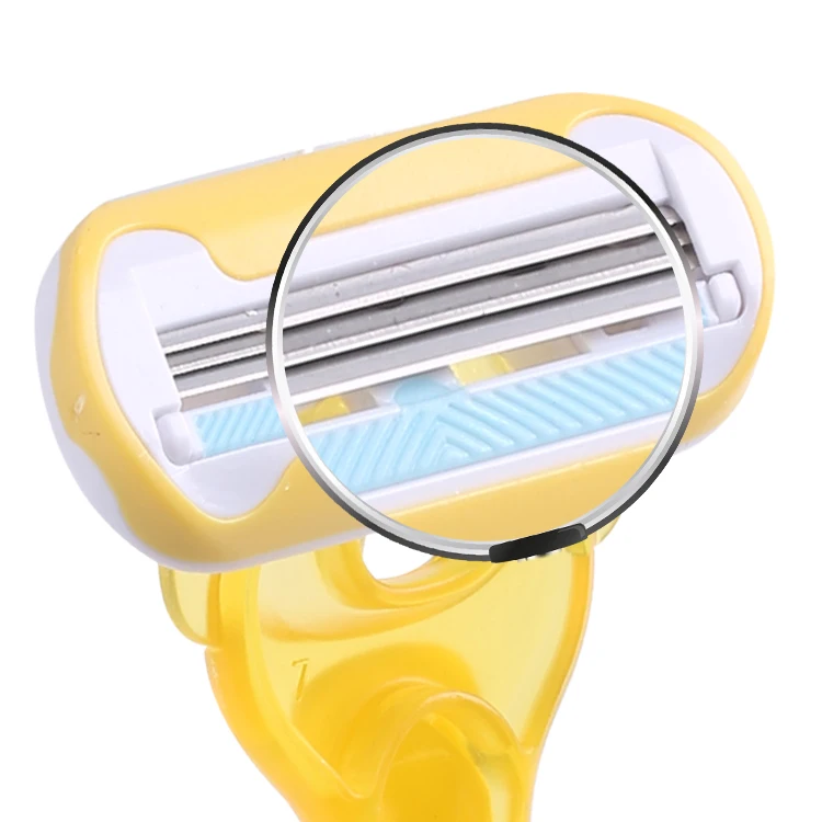 GoodMax Disposable Hotel Safety Sweden Stainless Steel Triple Blade Women Facial Shaving Razor