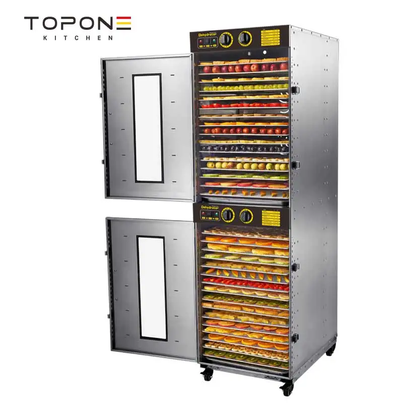 Wholesale 3 year warranty 32 trays Commercial food dehydrator machine fruit and vegetable industrial beef jerky dryer