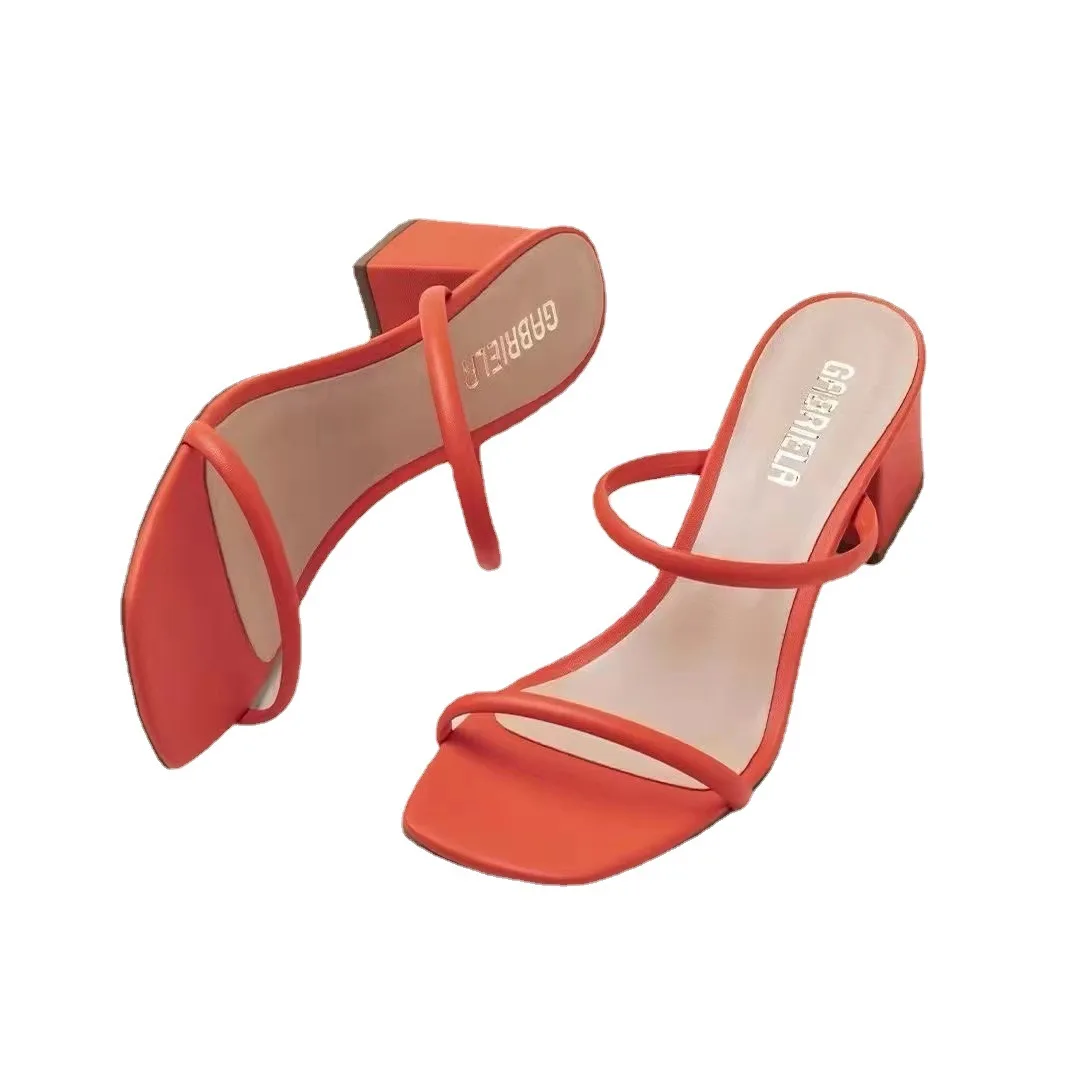 New Sexy Snake Skin Pattern High Heel Sandals Gold Pointed Thin High Heel Sandals Simple Solid Color Large Fashion High Heels