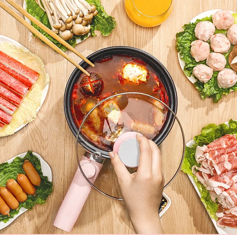  Маленькая кухонная техника Национальная электрическая мини-кастрюля для приготовления пищи и дорожная плита