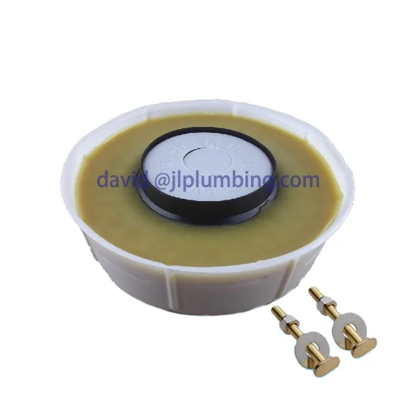Hot Sale Toilet Bowl Extra Thick Wax Ring with Solid Brass Bolts Kits