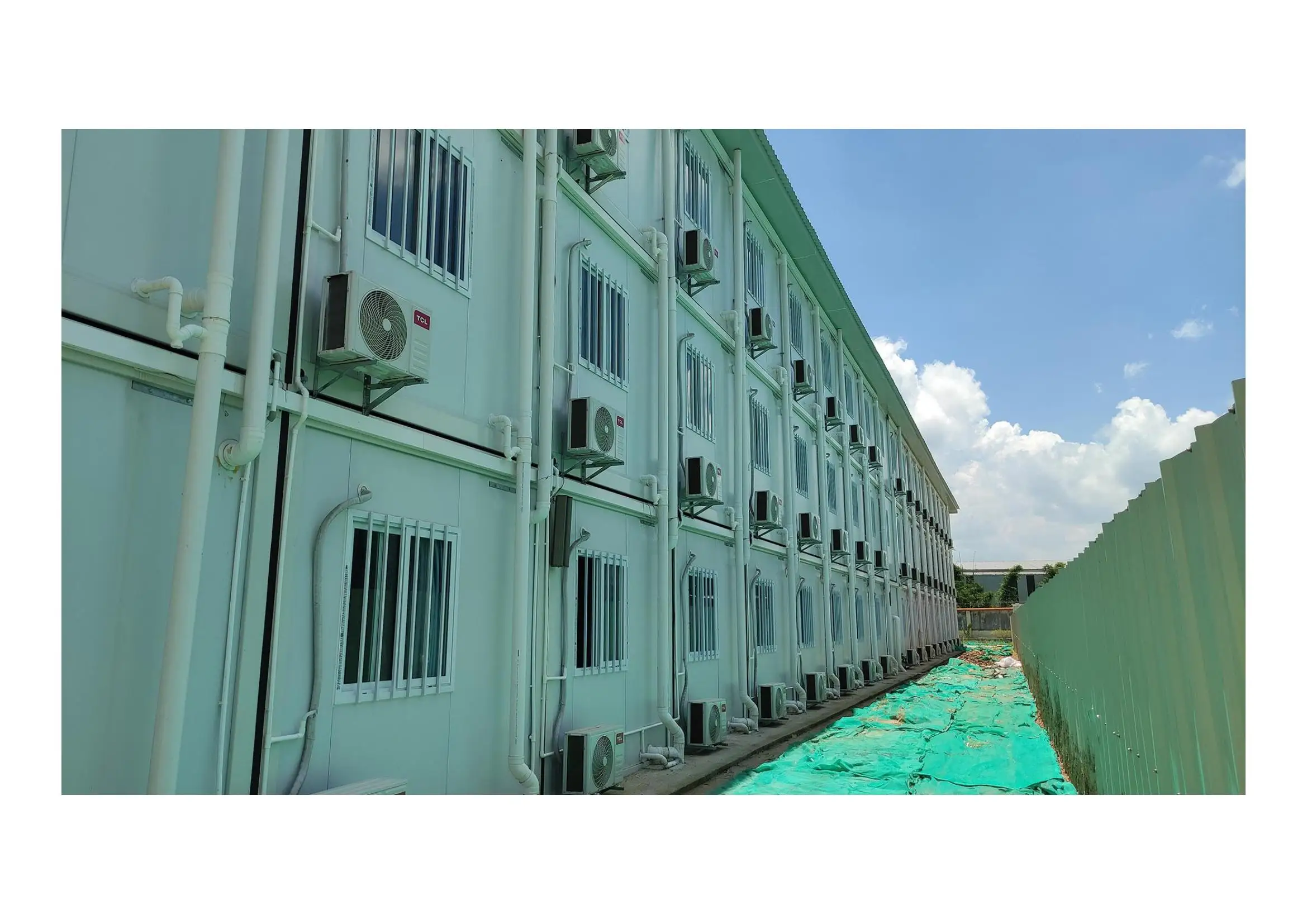 *Project Show* 66 Containers Dormitory Program 15 days production 5 days installation container house with air conditioner