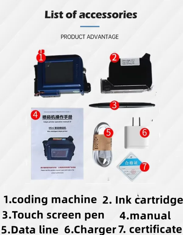 Easy to operate Semi-automatic inkjet batch code printing machine for food package